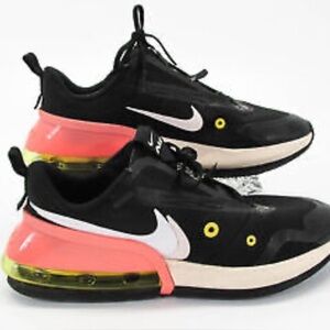 Nike Black and Orange Sneakers with Air Max Design